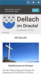 Mobile Screenshot of dellach-drau.at